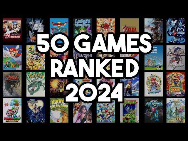 Ranking EVERY Video Game I Played in 2024