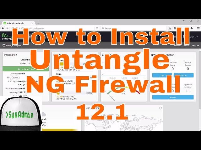 How to Install and Configure Untangle NG Firewall 12.1 + Review + VMware Tools on VMware Workstation