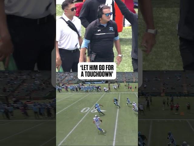 Bob Stoops WANTED the touchdown  #arlingtonrenegades #UFL #UFLonFOX #bobstoops