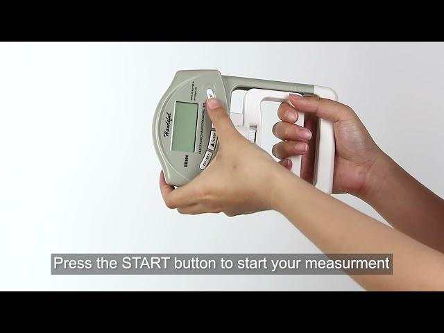 Using a Camry hand dynamometer to measure grip strength