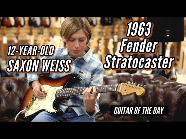 1963 Fender Stratocaster Sunburst | Guitar of the Day - Saxon Weiss