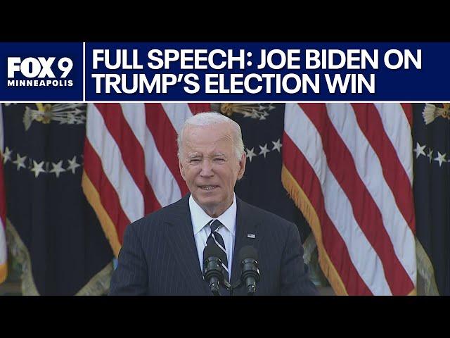 Joe Biden addresses the nation after Trump's win [FULL SPEECH]