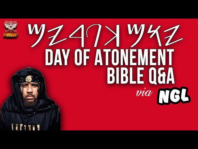 Day Of Atonement Lesson + Q&A