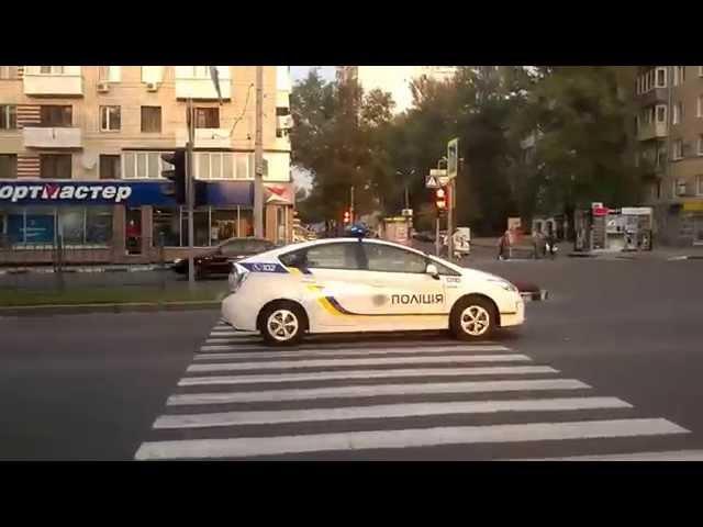 The first POLICE car in Kharkiv (Ukraine)