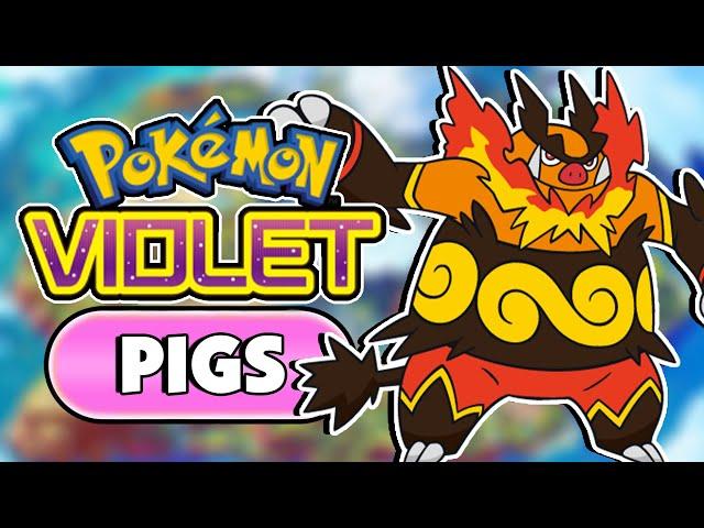 I Beat Pokemon Violet with ONLY Pigs!