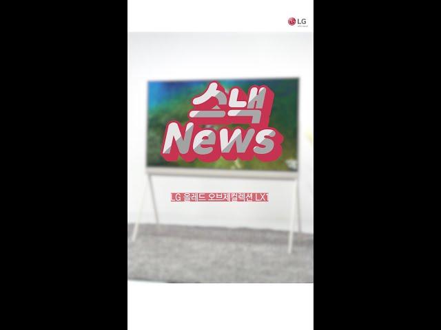 인테리어 소품같은 TV, LG 올레드 오브제컬렉션 LX1