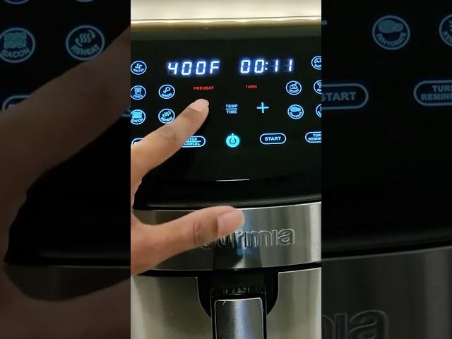 Turn off air fryer beeping sound #airfryer #airfryerreview #airfryertips #gourmia