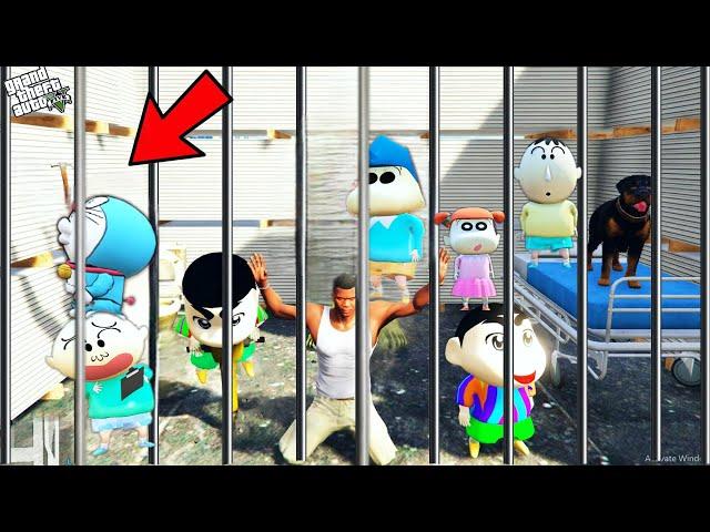 Shinchan and Shinchan Friends Planning To Escape Prison in GTA 5