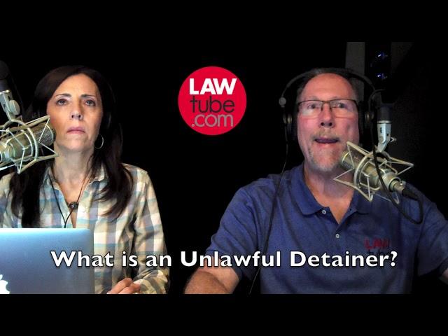 What is an unlawful detainer?