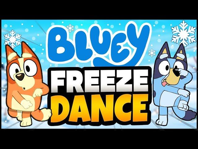 [20 MINS]️ Bluey - Freeze Dance️ | The Floor is Lava | Brainbreak Party For kids | Danny Go