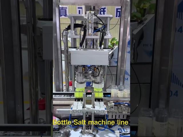 Automatic Bottle Salt Packing Machine Line,Mutil-head Weighing Filling Machine,Servo Capping Machine