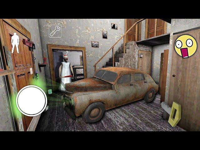 Granny Escape By Car Through The Door..| جراني