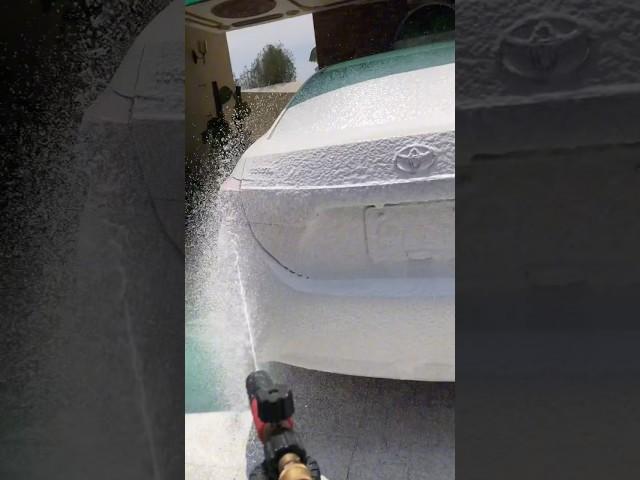 Satisfying Snow Foam On Car #asmr #detailing #automobile #satisfying #carcare #carwashing #shampoo