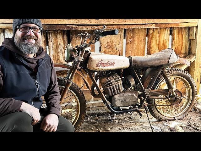 Rusty Old Barn Find Indian Motorcycle, Will It Run?