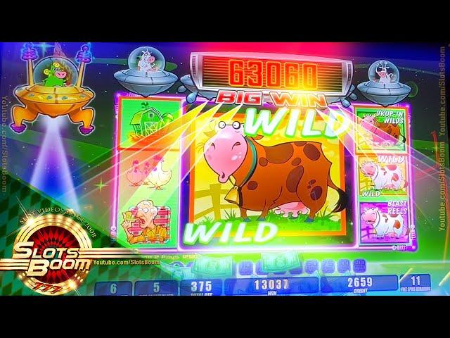 UNEXPECTED WILD TURN!!! BIG BONUS!!! INVADERS ATTACK FROM THE PLANET MOOLAH SLOTS @ CASINO