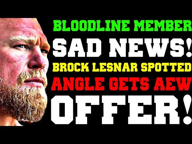 WWE News! Bad News For Cody Rhodes! Brock Lesnar Spotted! Disappointing Update On Bloodline Member!