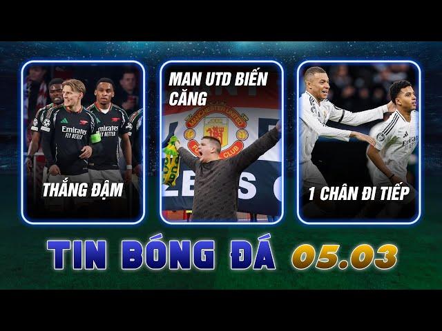 TIN SÁNG (5/3): MAN UTD BIẾN CĂNG ĐÉT; ARSENAL HỦY DIỆT PSV; REAL MADRID LẠI ĐÁNH BẠI ATLETICO