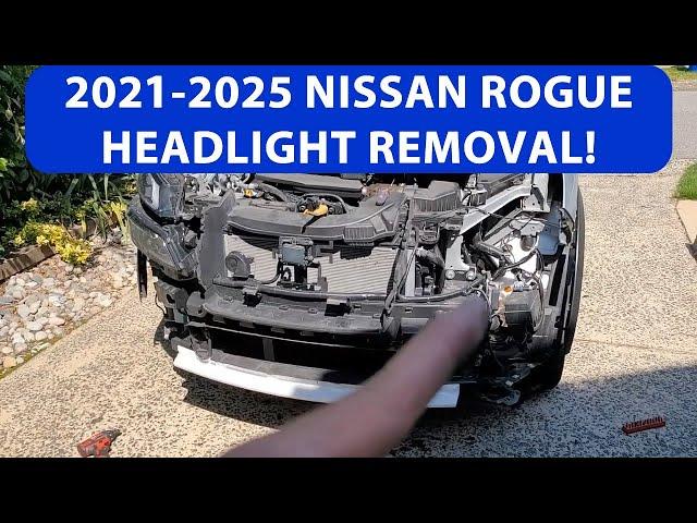 How To Remove 2021-2025 Nissan Rogue Headlight