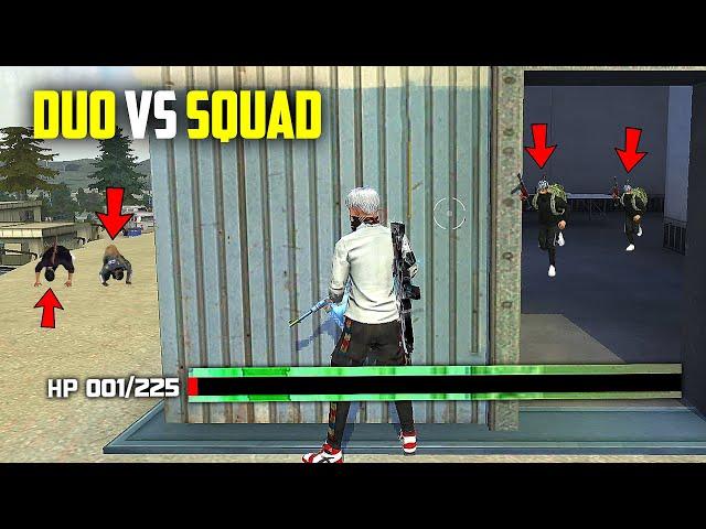 1 HP OP! DUO VS SQUAD AJJUBHAI AND @DesiGamers_ BEST NEW GAMEPLAY - GARENA FREE FIRE