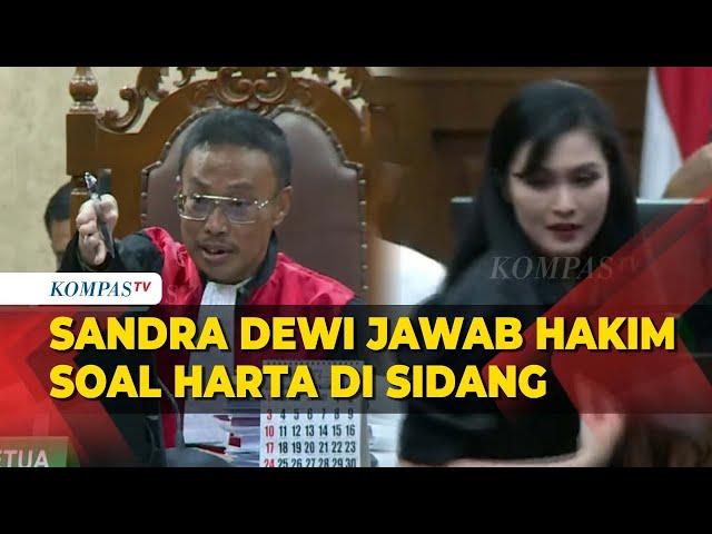 [FULL] Jawab Sandra Dewi ke Hakim soal Kepemilikan Harta di Sidang Harvey Moeis