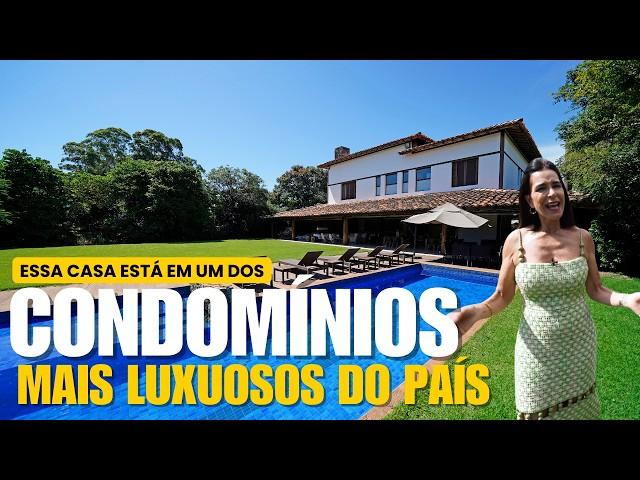 HOUSE FOR SALE FOR R$ 45,000,000.00 WITH VIEW OF THE GOLF COURSE IN THE LUXURIOUS FAZENDA BOA CON...