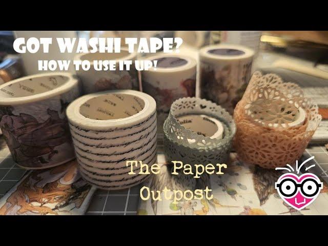 GOT WASHI TAPE? Easy Ways to Use it up in Junk Journals!  The Paper Outpost!