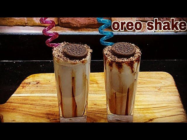 Milkshake without ice ream | oreo shake | oreo milkshake | oreo shake recipe