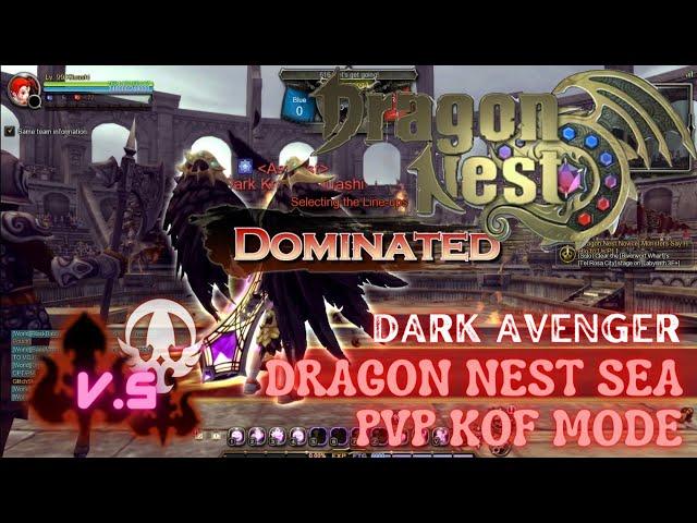 Dark Avenger PVP KOF Mode v.s Moonlord & DA ~ Dragon Nest SEA