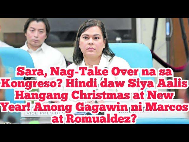 Sara, Magpapakulong sa Kongreso Hangang Christmas & New Year! Aattend na rin Siya sa Hearing Monday?