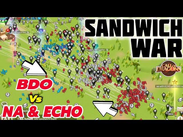 call of dragons - final zone sandwich war | NA ECHO vs BDO