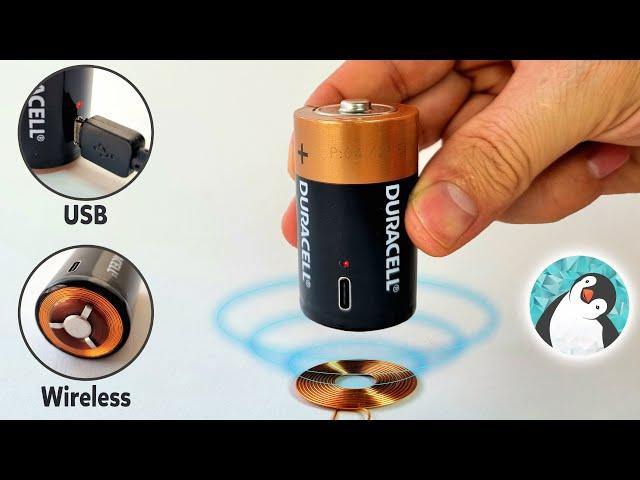 How to Make Rechargeable D Size 1.5V Battery - DIY Rechargeable 1.5v Battery