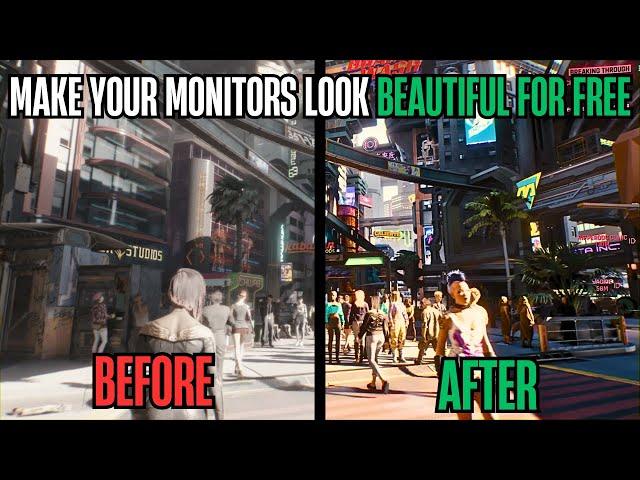 How to Make ANY monitor look BEAUTIFUL for FREE