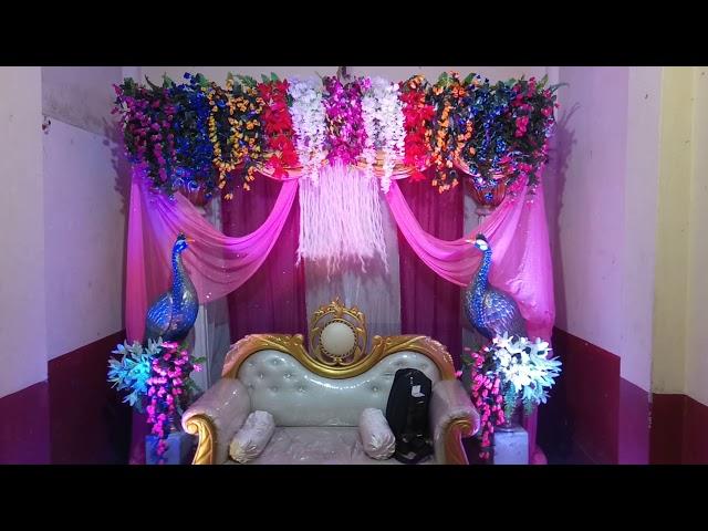 Bride Sitting Decoration | Wedding Decoration | Kanchrapara | Kolkata | Dipankar - 8013528554