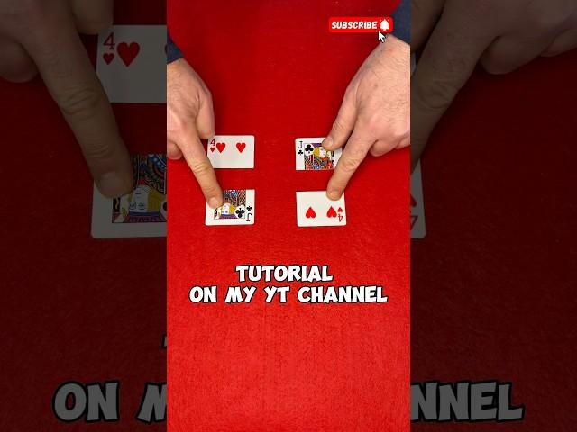 CRAZY ! CARD TRICK 🪄 #magic #tricks #foryou