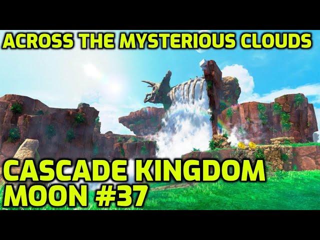 Super Mario Odyssey - Cascade Kingdom Moon #37 - Across the Mysterious Clouds