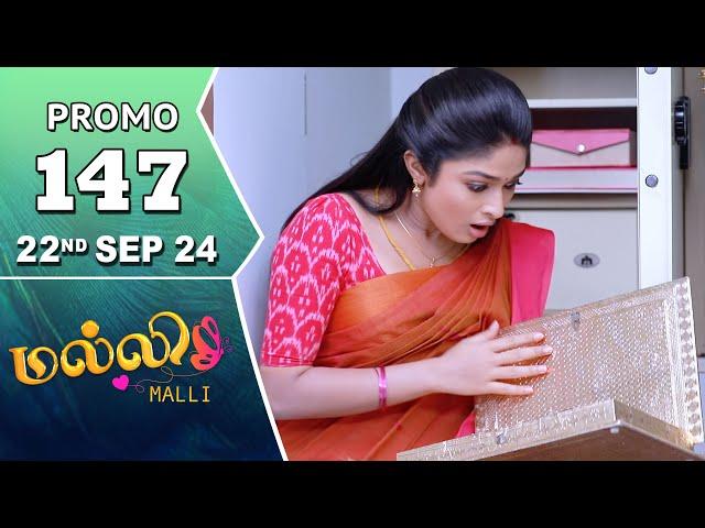 Malli Serial | Episode 147 Promo | 22nd Sep 24 | Nikitha | Vijay | Saregama TV Shows Tamil