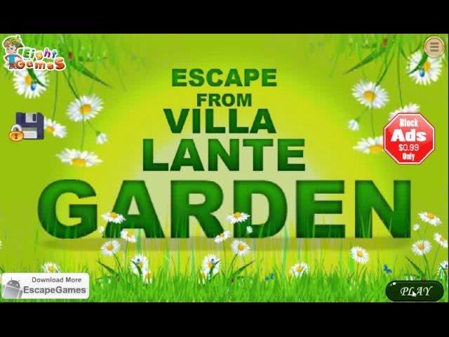 Escape From Villa Lante Garden walkthrough EightGames..