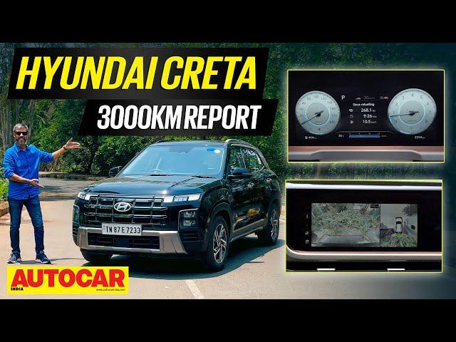 Hyundai Creta - 3,000km Review | Long Termer |@autocarindia1