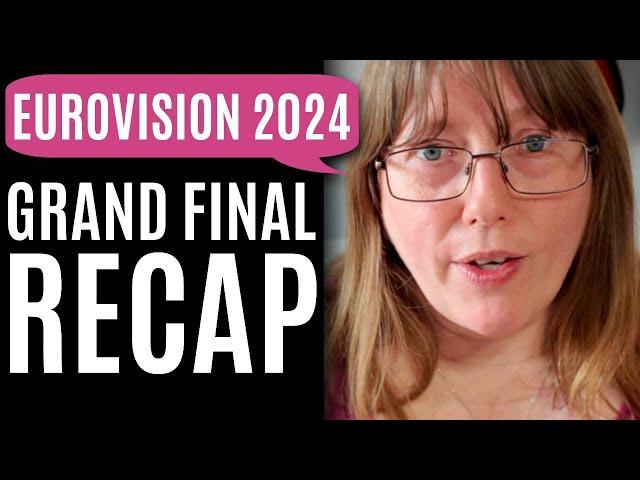 Honest Eurovision 2024 Final Recap