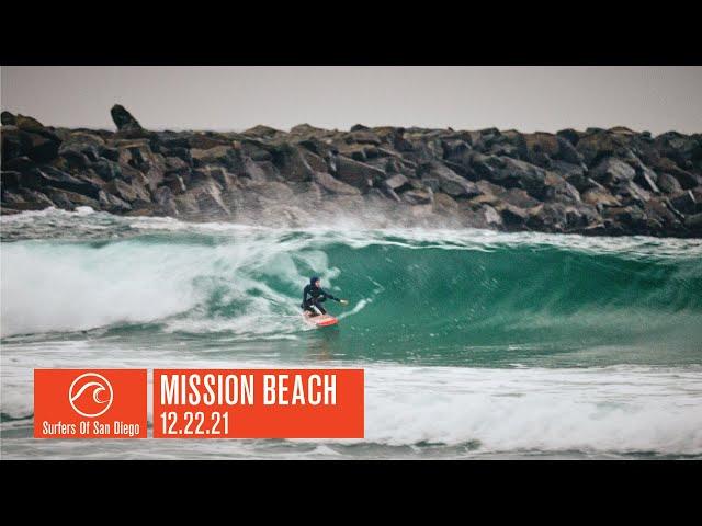 Surfing Small Mission Beach Waves