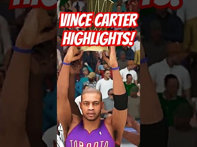 NBA 2K25 FINALS HIGHLIGHTS : VINCE CARTER | #shorts #nba2k25 #vincecarter #torontoraptors #nba2k #2k