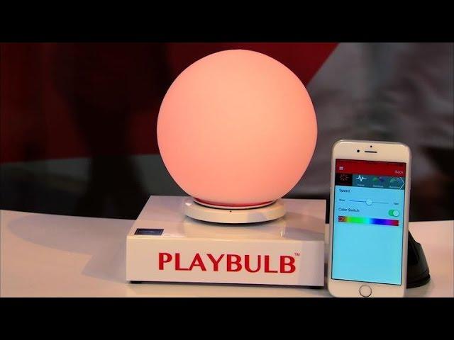 This glowing sphere can change colors with a quick shake