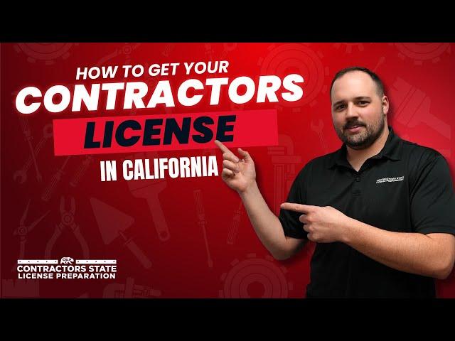 ️ Step-by-Step Guide to Getting a Contractor License in California ️