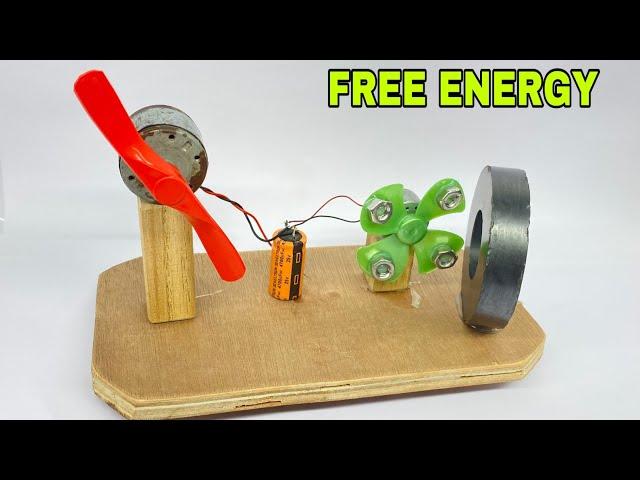 Free Energy Generator With Two Dc Motor || Free Electricity || Big Magnetic Motor Dynamo || SB craft