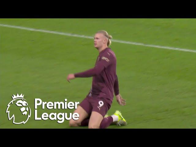 Erling Haaland breaks free and gets Man City on the board v. Brighton | Premier League | NBC Sports