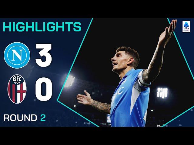 NAPOLI-BOLOGNA 3-0 | HIGHLIGHTS | Napoli bounce back in style! | Serie A 2024/25