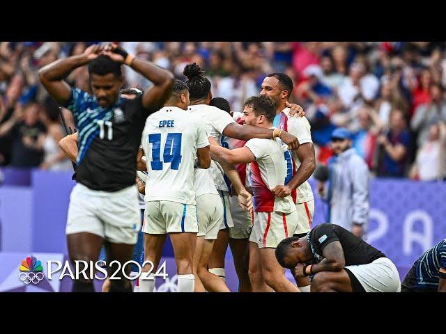 France DETHRONES Fiji in rugby gold medal match behind Antoine Dupont's performance | Paris Olympics