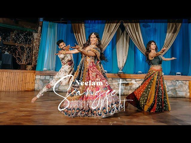 NEELAM WEDDING SANGEET BOLLYWOOD DANCE | Ghoomar, Ghar More Pardesiya, Chaka Chak, Saami, Dheeme