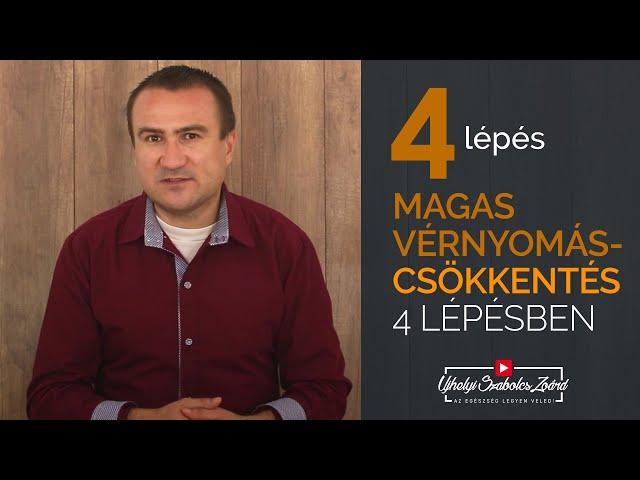 4 lépés a Magas vérnyomás csökkentéséhez