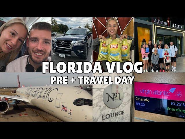 Florida Pre + Travel Day / Virgin Atlantic / Check in at Disneys All Star Sports / Disney World Vlog